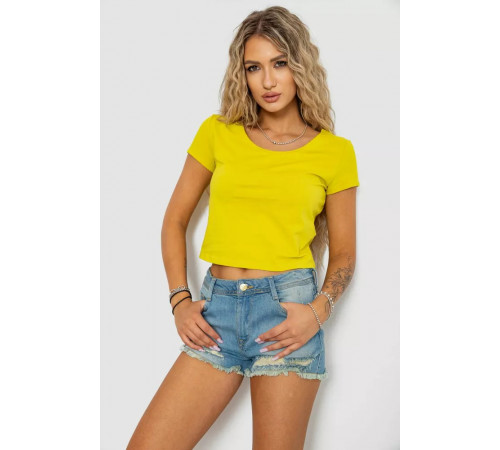 Топ жіночий, колір гірчичний, 244R307