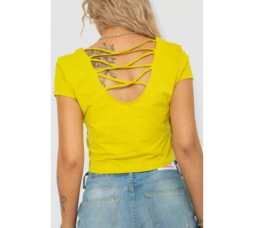 Топ жіночий, колір гірчичний, 244R307