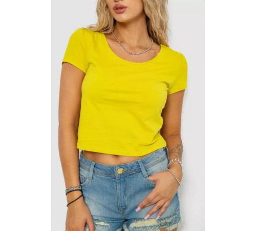 Топ жіночий, колір гірчичний, 244R307