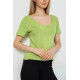 Футболка-топ жіноча, колір світло-зелений, 186R511