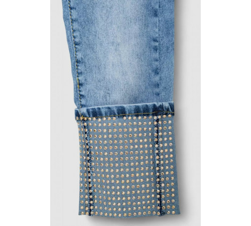 Джинси для дівчаток, колір блакитний, 247R2834