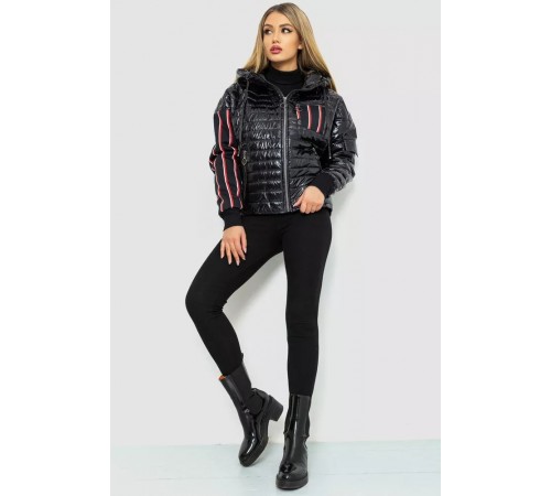 Куртка женская демисезонная, цвет черный, 102R5222 Куртка женская демисезонная, цвет черный, 102R5222