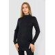 Свитер женский однотонный, цвет черный, 244R5550