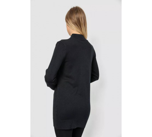Свитер женский однотонный, цвет черный, 244R5550