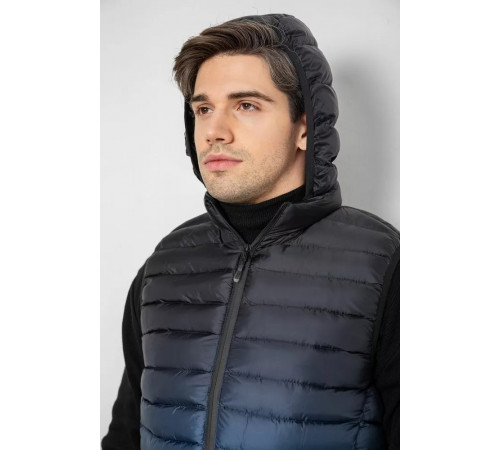 Жилетка мужская демисезонная, цвет черно-синий, 244RC999