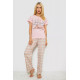 Жіноча піжама з принтом, колір рожевий, 243R3335