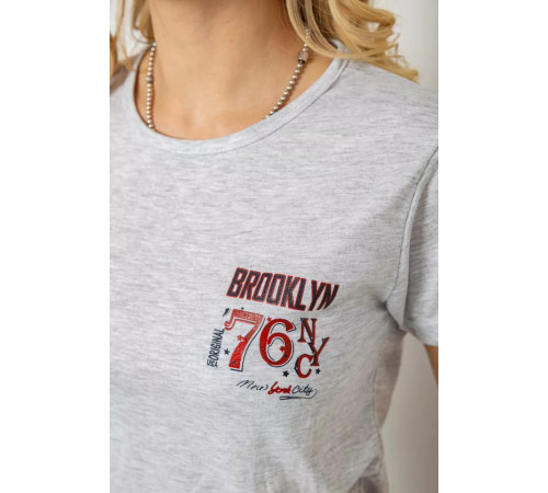 Пижама женская, цвет серый, 243R50613