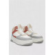 Кросівки жіночі зимові на хутрі, колір біло-червоний, 248RAM09-96