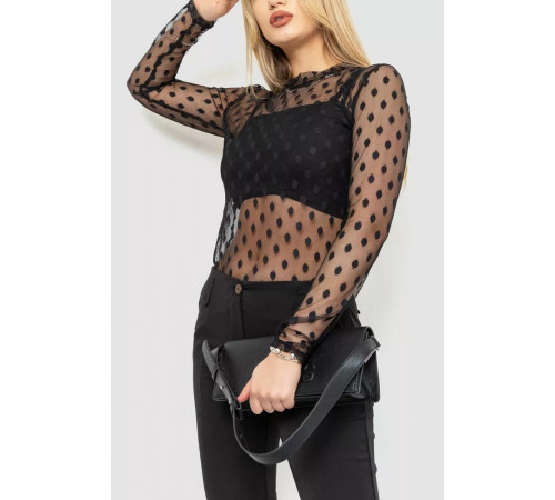 Боди, цвет черный, 115R0561-7