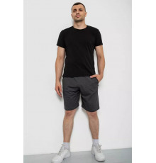 Шорты мужские однотонные, цвет темно-серый, 247R001.