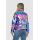 Куртка жіноча демісезонна плащівка, колір різноколір, 243R2022-6