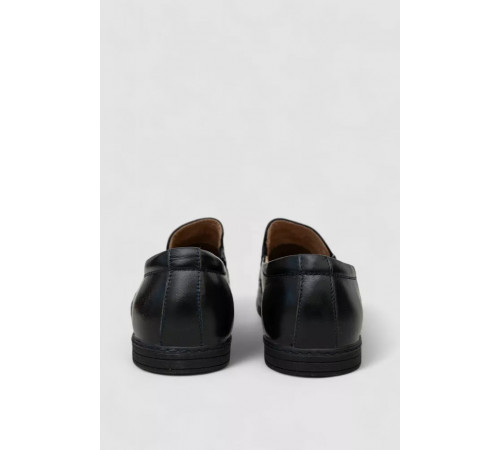 Туфли мужские с перфорацией, цвет темно-синий, 243RB1971.