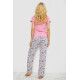 Женская пижама с принтом, цвет розовый, 243R2490