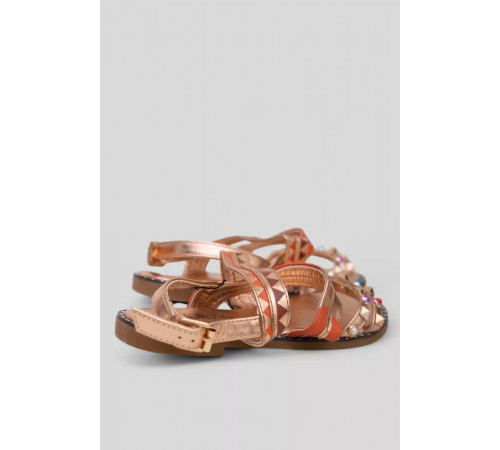 Босоножки женские, цвет золотистый, 244RTN19-4.