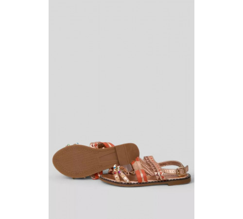 Босоножки женские, цвет золотистый, 244RTN19-4.