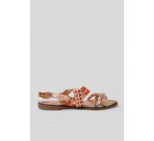 Босоніжки жіночі, колір золотистий, 244RTN19-4