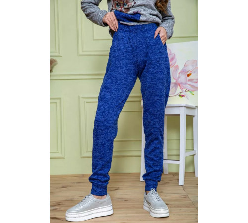 Жіночий костюм штани + кофта, сіро-синього кольору, 172R1211-2