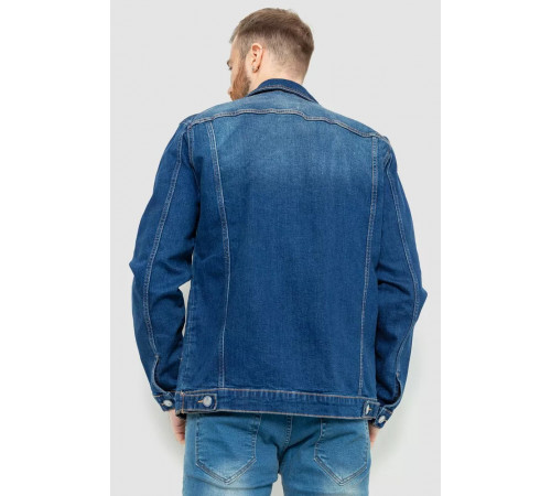 Джинсова куртка чоловіча, колір синій, 157R4598