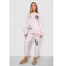 Спорт костюм женский, цвет розовый, 244R352