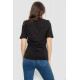 Футболка жіноча з принтом, колір чорний, 241R1830