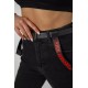 Джинси жіночі Mom-fit, колір чорний, 182R9135