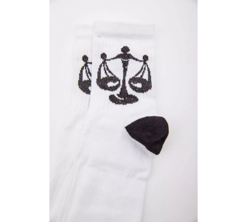 Женские белые носки с принтом 167R520-2.
