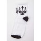 Женские белые носки с принтом 167R520-2.