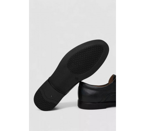 Туфлі чоловічі з перфорацією, колір темно-синій, 243RC1853