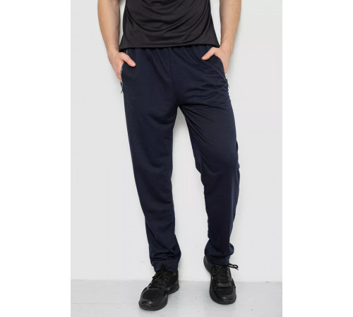 Спорт брюки мужские, цвет темно-синий, 244R401