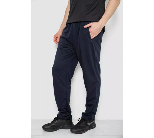 Спорт брюки мужские, цвет темно-синий, 244R401
