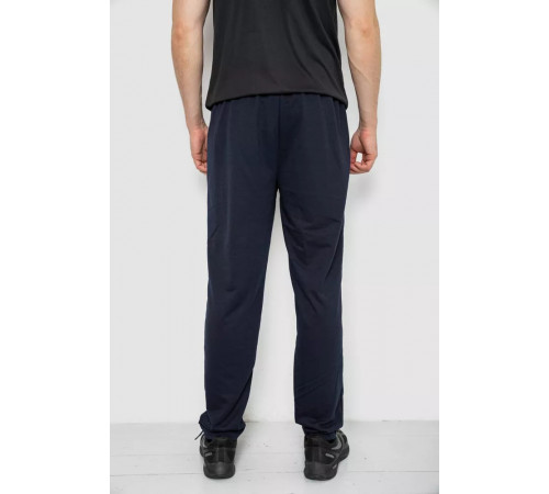 Спорт брюки мужские, цвет темно-синий, 244R401