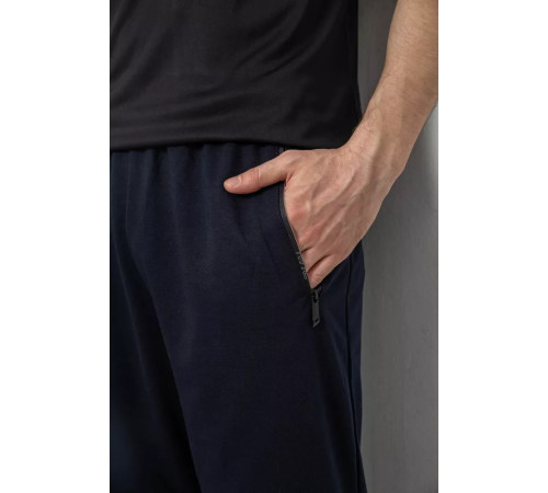 Спорт брюки мужские, цвет темно-синий, 244R401