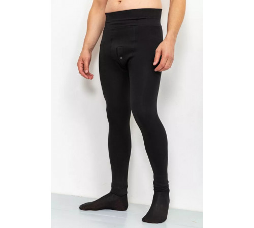 Термоштани чоловічі на флісі, колір чорний, 131R5005