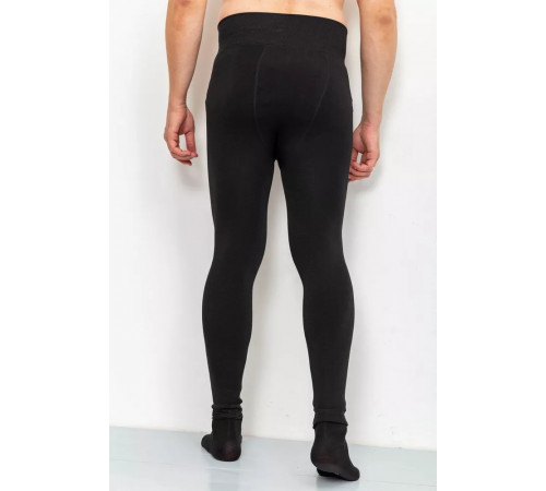 Термоштани чоловічі на флісі, колір чорний, 131R5005