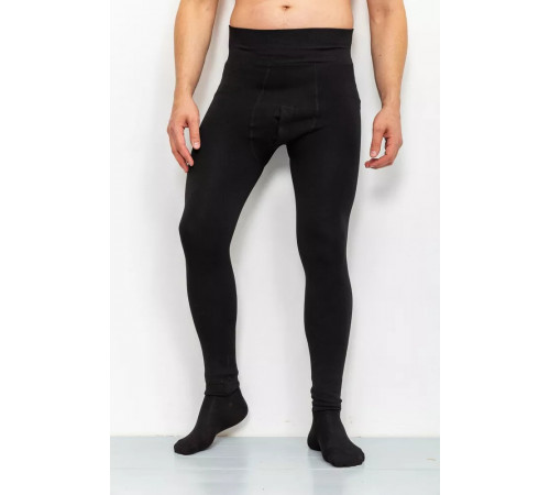 Термоштани чоловічі на флісі, колір чорний, 131R5005