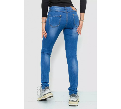 Джинсы женские, цвет синий, 244RKL3302