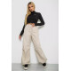 Брюки карго женские, цвет светло-бежевый, 238R5333.