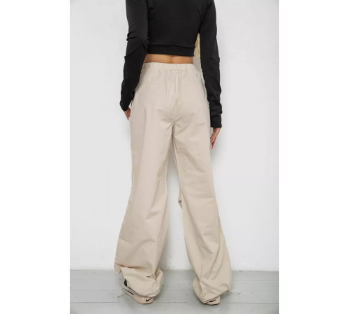 Брюки карго женские, цвет светло-бежевый, 238R5333.