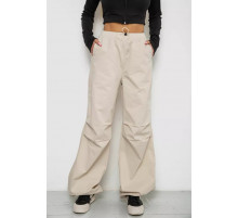 Брюки карго женские, цвет светло-бежевый, 238R5333.