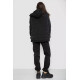 Спортивный костюм-тройка женский на флисе, цвет черный, 247R2020