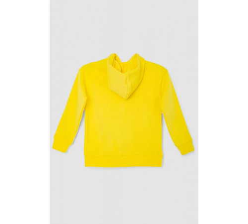 Худі дитячий на флісі з принтом, колір жовтий, 102R1525