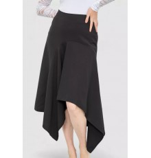 Юбка однотонная, цвет черный, 244R270
