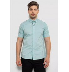 Рубашка мужская однотонная, цвет оливковый, 214R6917-1.