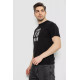 Мужская футболка с принтом, цвет черный, 241R1901