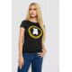 Женская футболка с принтом, цвет черный, 244R2216