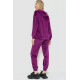 Спорт костюм женский велюровый, цвет фиолетовый, 177R022