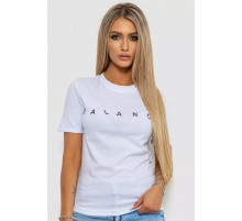 Женская футболка с принтом, цвет белый, 238R57400