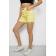 Шорти жіночі джинсові, колір жовтий, 182R1491