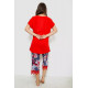 Женская пижама с принтом, цвет красный, 243R1602-006