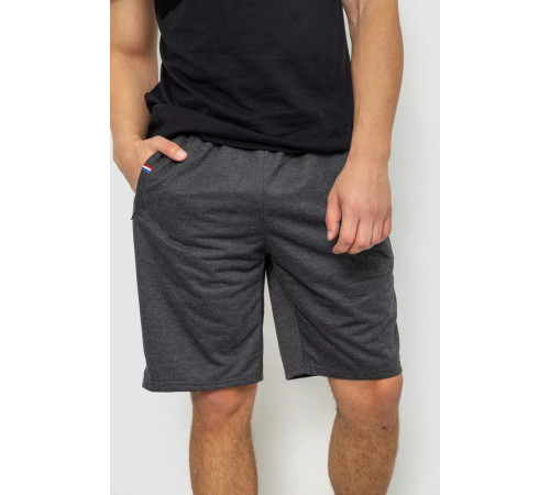 Шорты мужские, цвет темно-серый, 244R6369